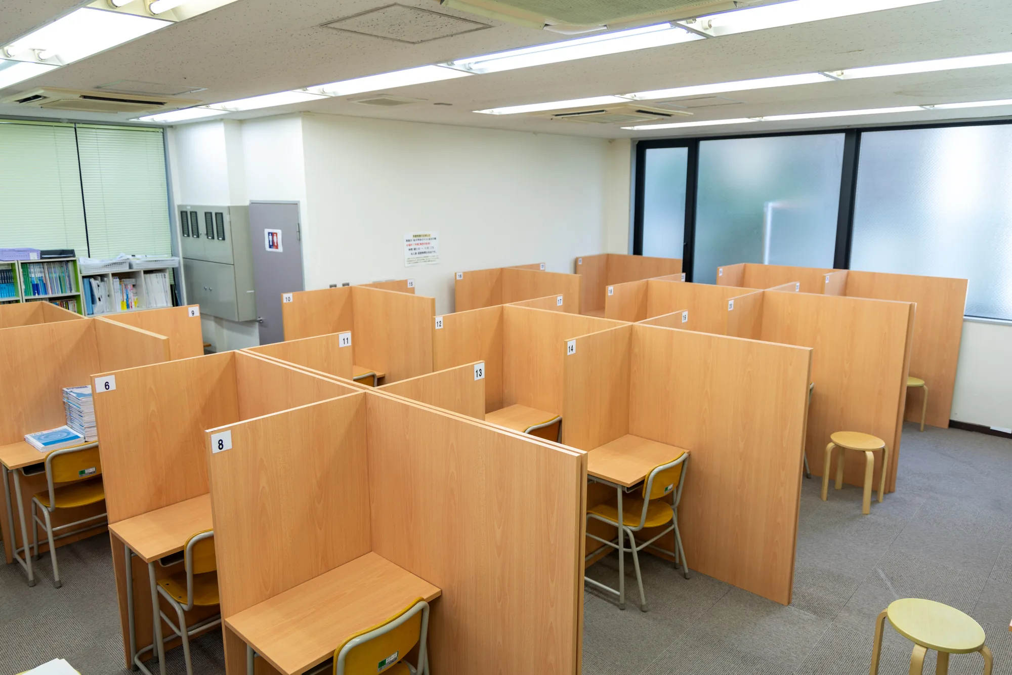 学友館の個別指導ブース